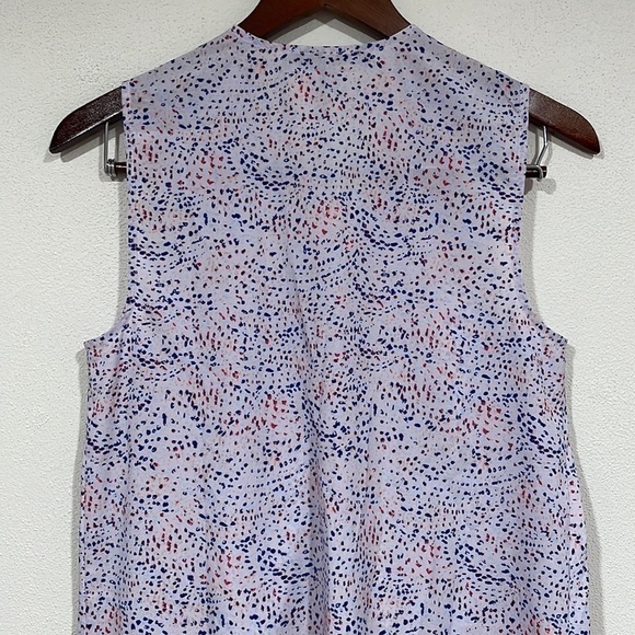 𝅺BCBGMAXAZRIA Tara Cascade Sheer Asymmetric Dress - Picture 7 of 7